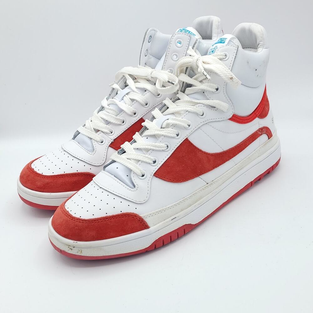 Jaclar intimidator HI red high top white red JA-8192 men's size 10